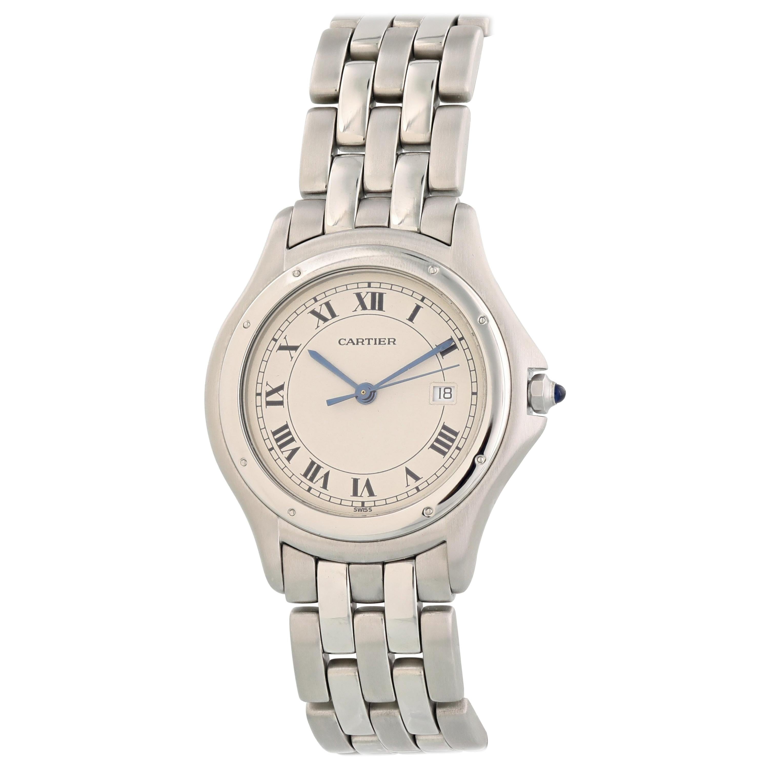 Cartier Panthere Cougar 987904 Stainless Steel Quartz Watch