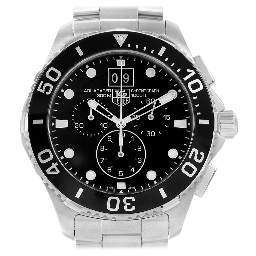 TAG Heuer Aquaracer Chronograph Steel Men’s Watch CAN1010