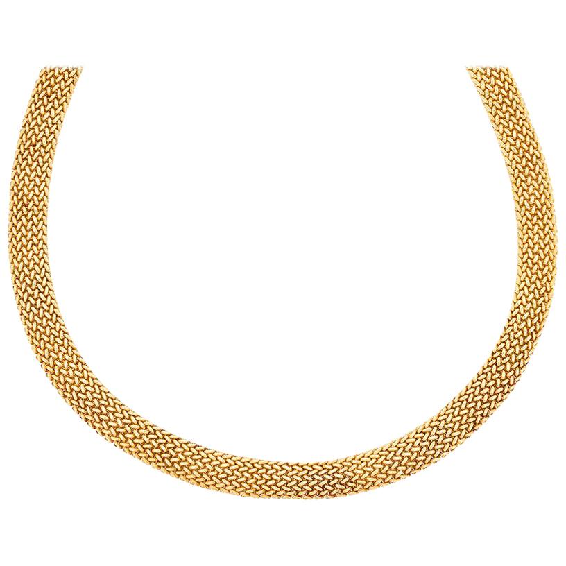 Tiffany & Co. Gold Somerset Necklace and Bracelet Set
