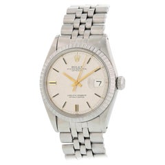 Vintage Rolex Oyster Perpetual Datejust 1603 Linen Dial Men's Watch