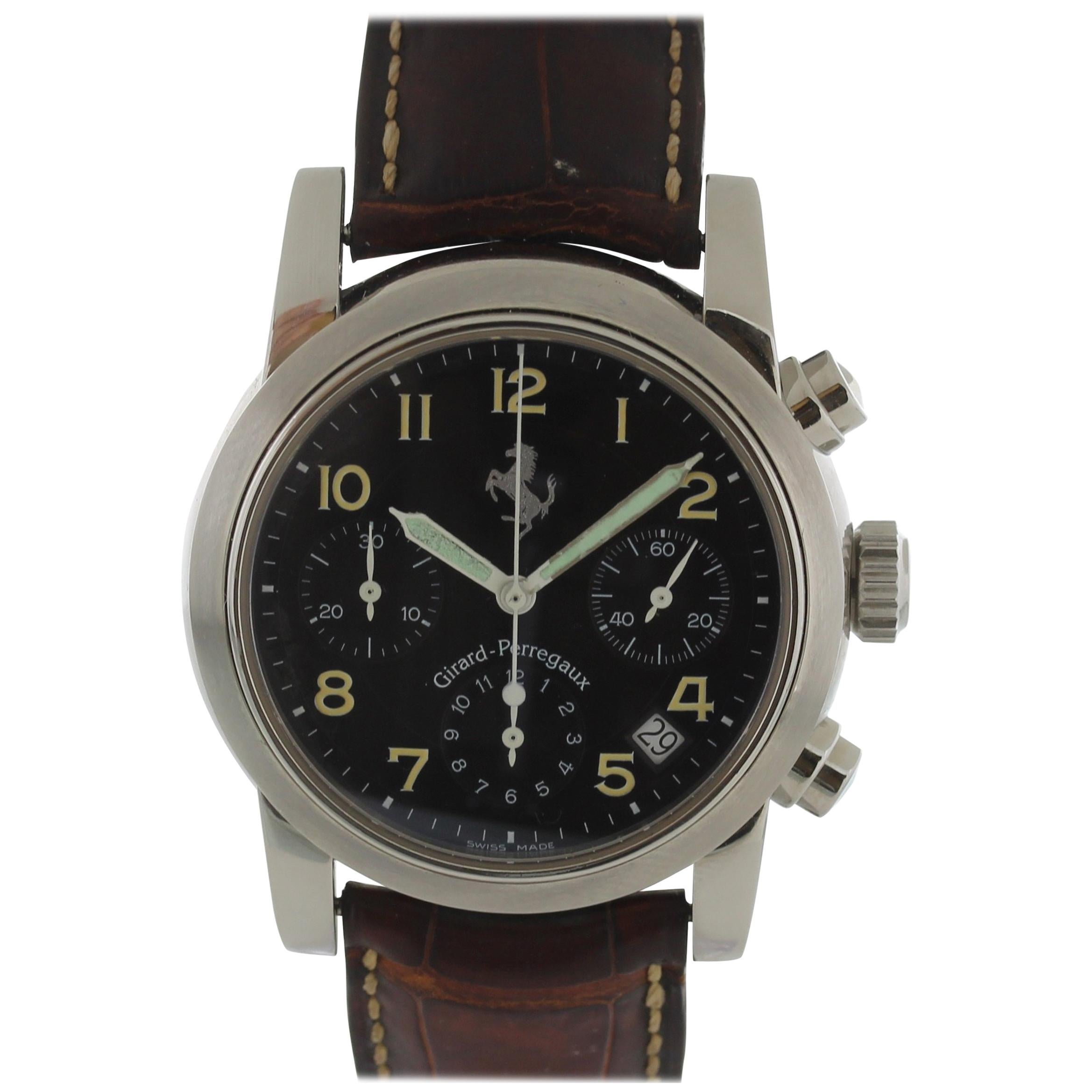 Girard Perregaux Ferrari Chronograph 8020 Men's Watch For Sale