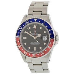 Vintage Rolex Oyster Perpetual Date GMT Master II 16710 Men's Watch