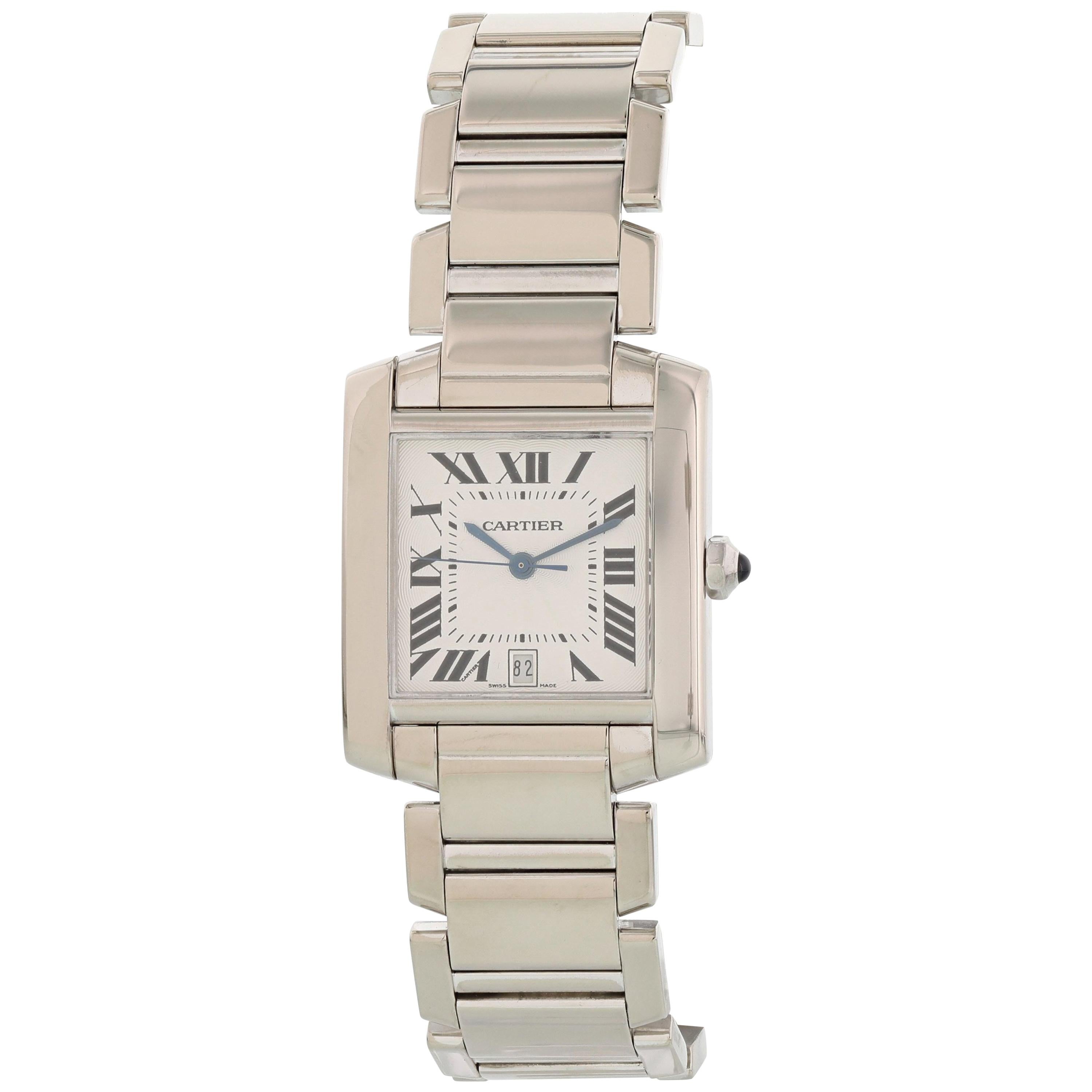Cartier Tank Francaise W50011S3 Men's Watch im Angebot