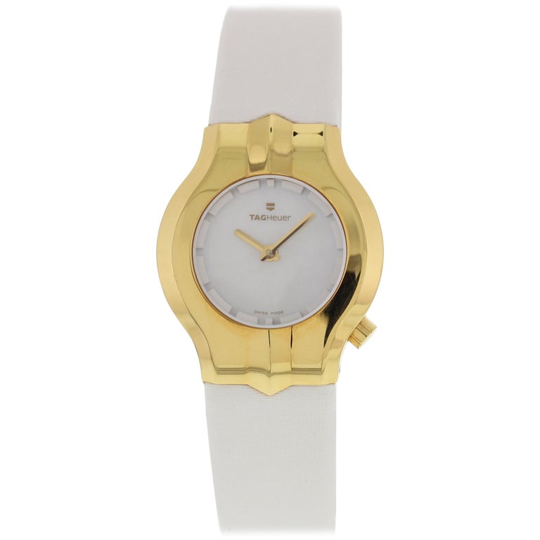 Tag Heuer Alter Ego Wp1440 18 Karat Yellow Gold Ladies Watch Im