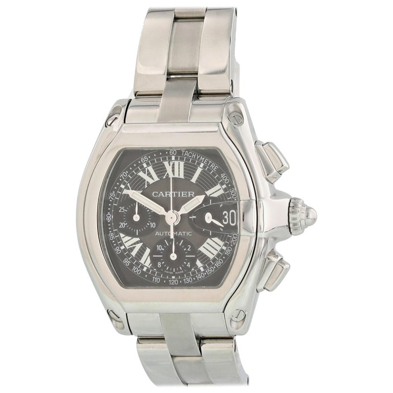 Cartier Roadster XL Chronograph 2618 Men's Watch For Sale at 1stDibs