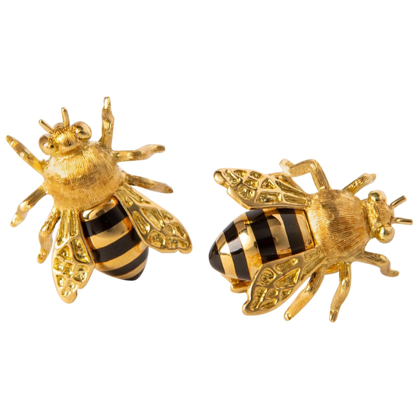 Verdura Honeybee Earrings