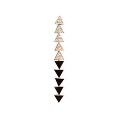 18 Karat Gold and 1.92 Carat White Diamond Elixir Earrings by Alessa Jewelry
