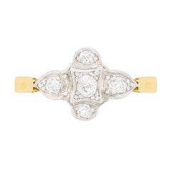 Art Deco Diamond Cluster Ring, circa 1920s