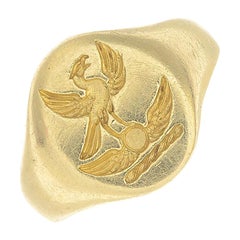 18 Carat Gold Signet Ring