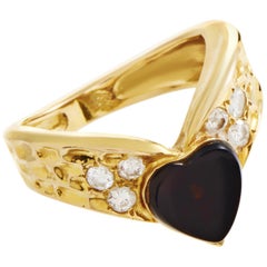 Van Cleef & Arpels Diamond Gold Band Ring