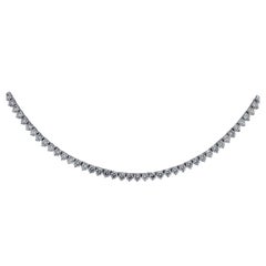 15 Carat Diamond Line Necklace