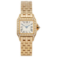 Montre-bracelet Cartier Santos Demoiselle en or jaune 18k 2853