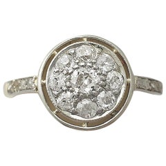 1920s Diamond and Yellow Gold Cocktail Ring 1920s Diamond and Yellow Gold Cocktail Ring