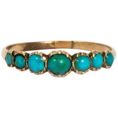 Antique Georgian Turquoise 18 Carat Gold Ring