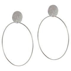 Silver Stud and Hoop Earrings by Allison Bryan