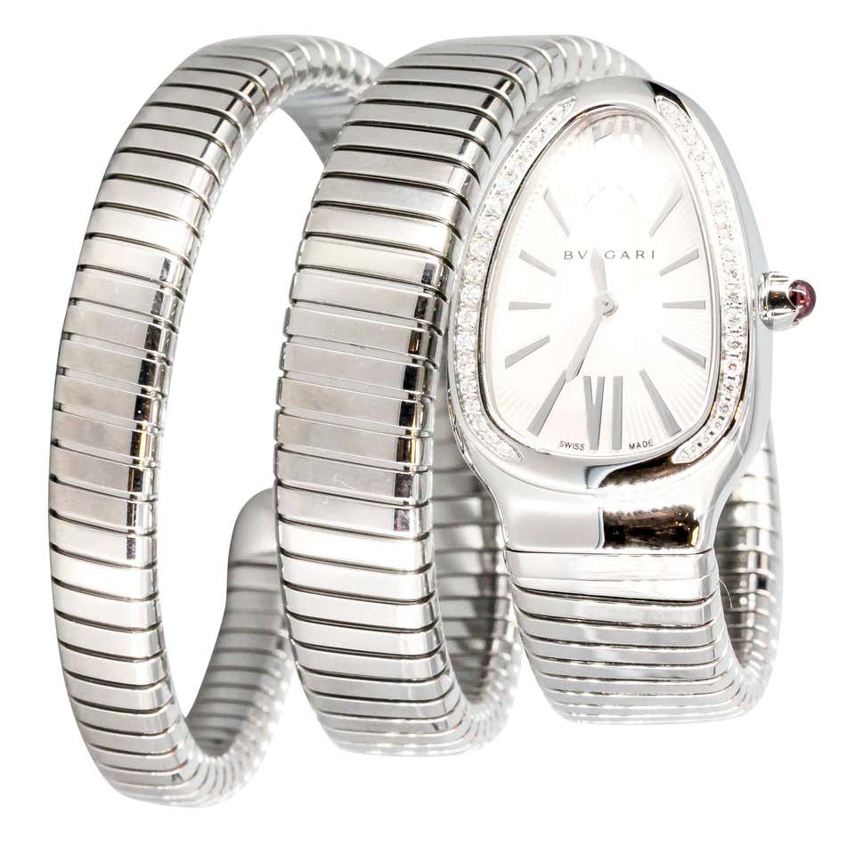BULGARI TUBOGAS Yellow Gold Snake Wrap-Around Watch at 1stDibs | snake ...