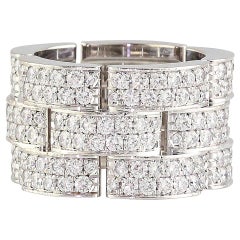 Cartier Maillon Panthere Extra-Large Diamond Gold Band