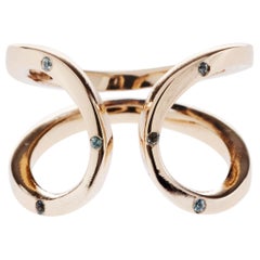 Green Sapphire Gold Ring Onesie Adjustable J Dauphin