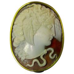 Antique Decorative Box with Cameo of Medusa 10