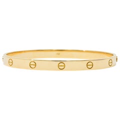 Cartier 18 Karat Gold Love Bangle Bracelet