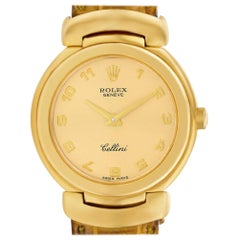 Rolex Cellini 6621 18 Karat Gold Dial Quartz Watch, 'Certified Authentic'