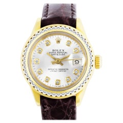 Rolex Datejust 69278 in 18 Karat, Custom Diamond Dial/Bezel Automatic Watch
