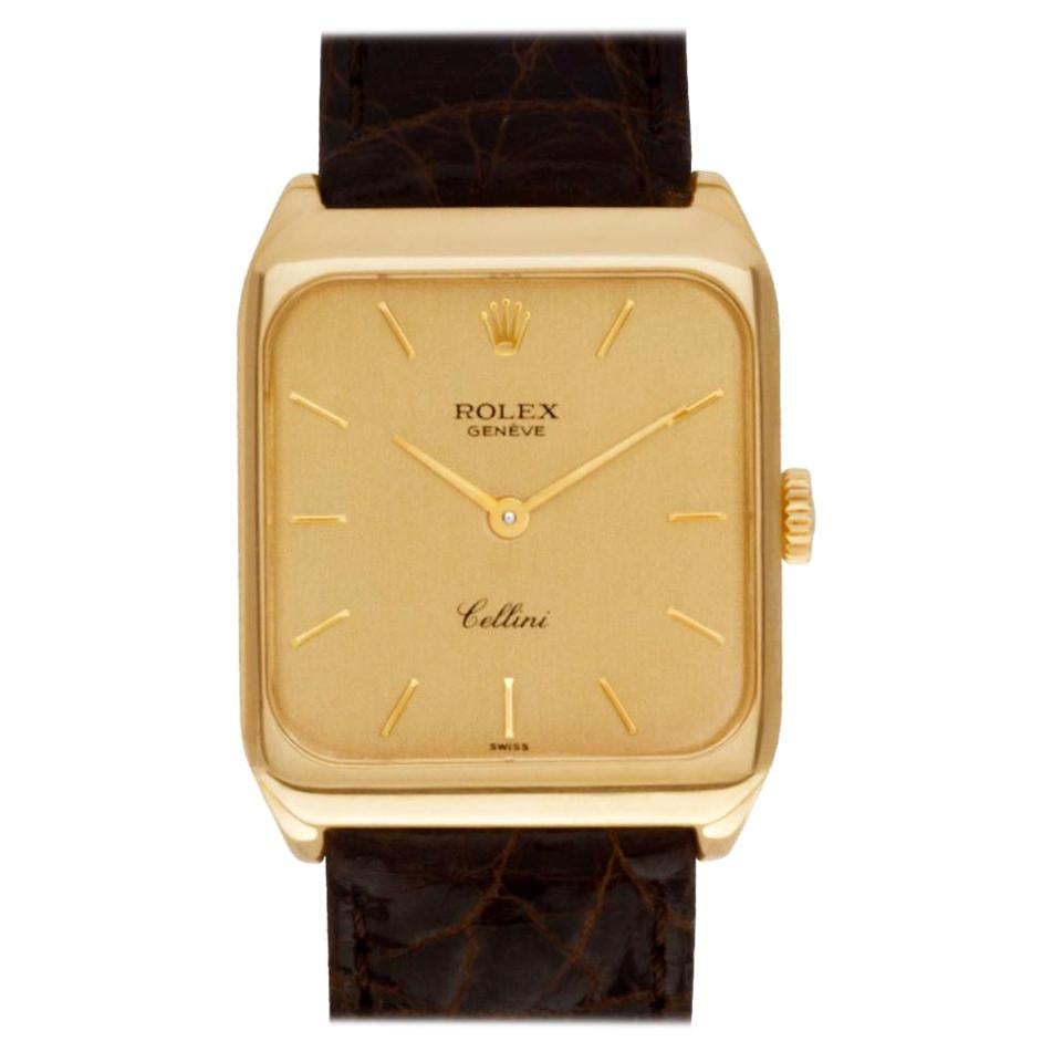 Rolex Cellini 4131 18 Karat Gold Dial Manual Watch 'Certified Authentic'
