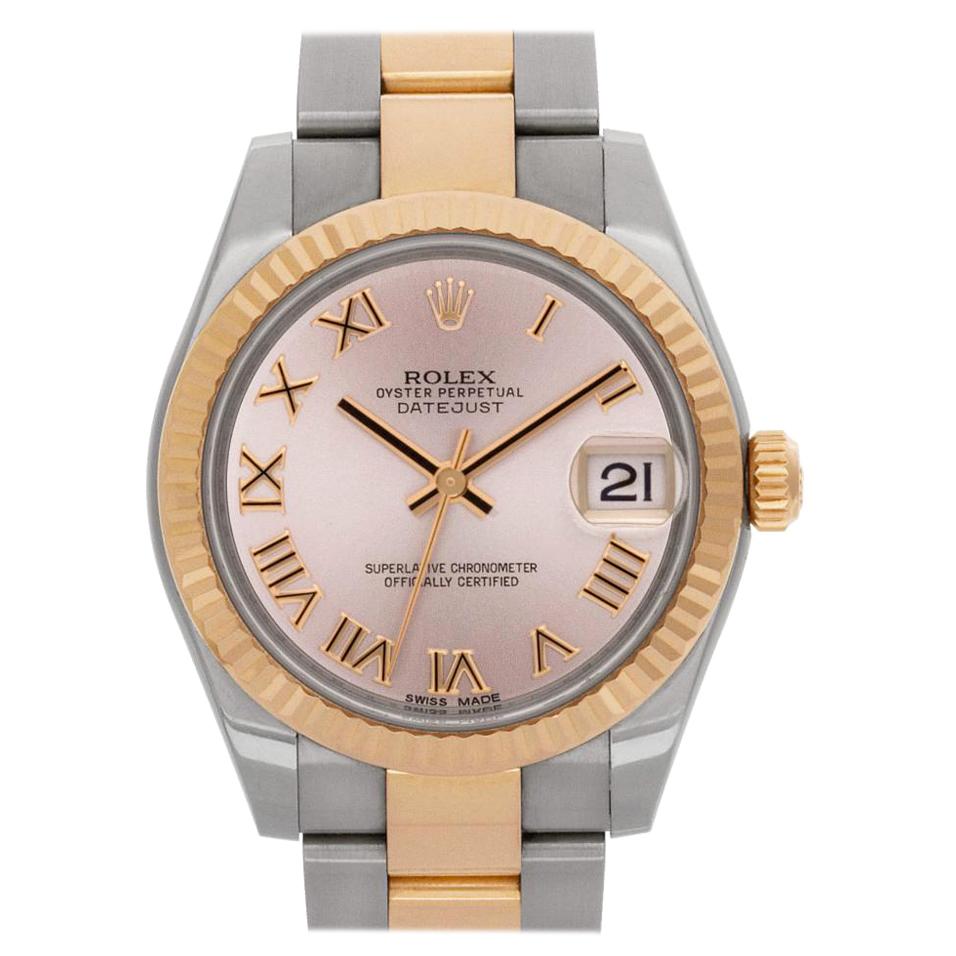 Rolex Datejust 178271 18k Rose gold & stainless steel Pink dial Automatic watch im Angebot