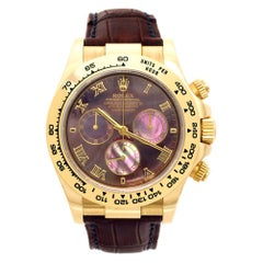 Rolex Daytona 116518 18 Karat Mother of Pearl Dial Automatic Watch
