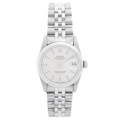 Vintage Rolex Datejust Midsize Men's or Ladies Steel Watch 68240, Automatic Winding, 29