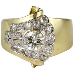  1.50 Carat Diamond Buckle Ring