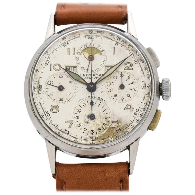 Vintage Universal Geneve Tri-Compax Reference 22536 Watch, 1948 at ...