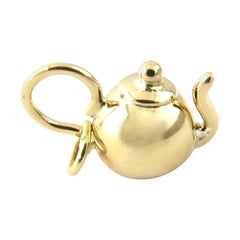 Vintage 14 Karat Yellow Gold Teapot Charm