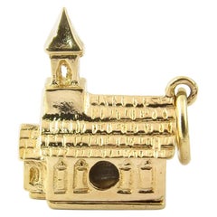 14 Karat Yellow Gold Charm Chapel Charm