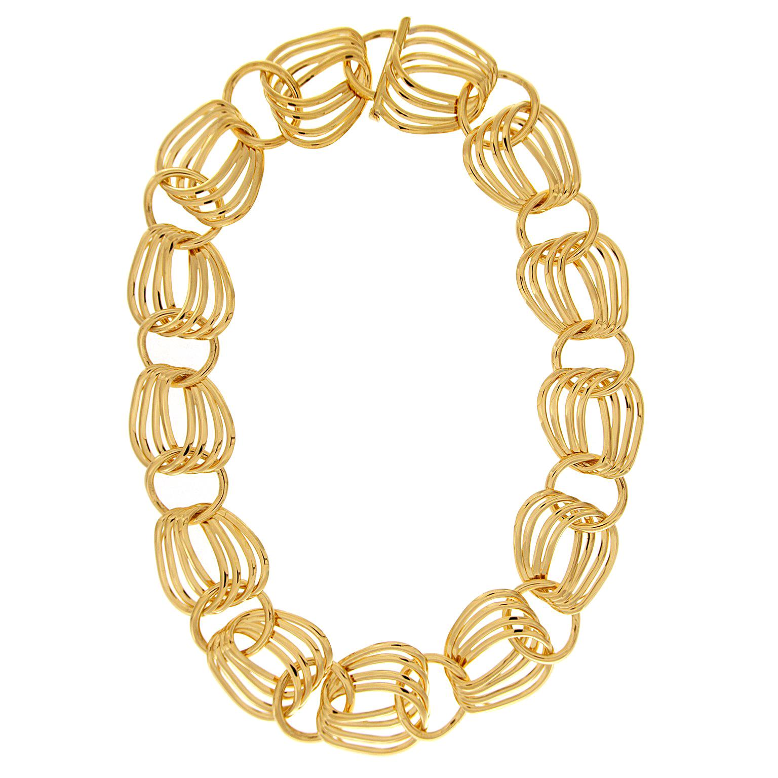 Valentin Magro Glamour Loose Link Gold Necklace