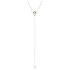 Alessa Baby Lu L1 Necklace 18K White Gold Bloom By Lu Collection 