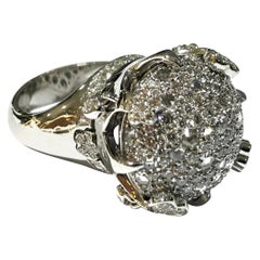 Pasquale Bruni Sissi Cocktail Ring Set in 18 Karat Gold, 2.46 Carat Diamonds