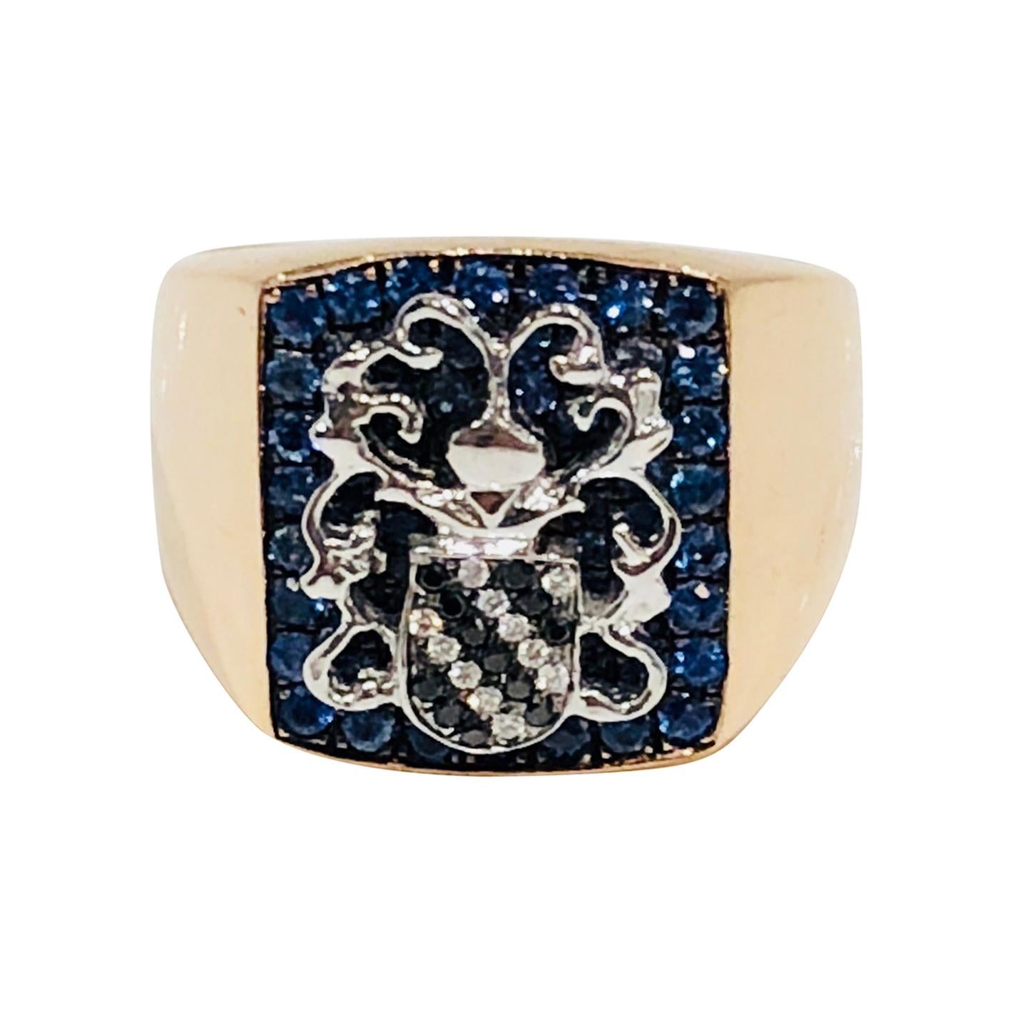 Knights Bridge Signet Ring by Martyn Lawrence Bullard For Sale