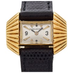 Vintage Jaeger LeCoultre Ladies 18 Karat Yellow Gold Watch, 1960s