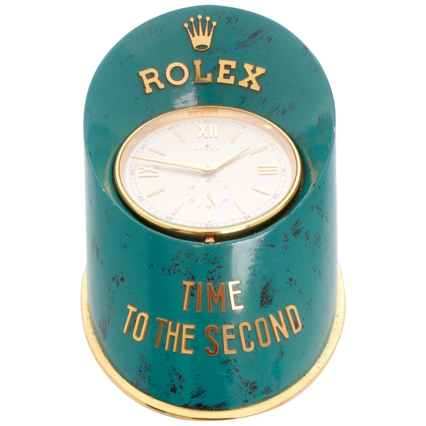 Rolex Sabot or Hoof Dealer Display Clock at 1stDibs