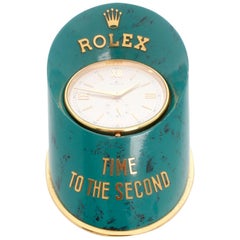 Vintage Rolex Sabot or Hoof Dealer Display Clock