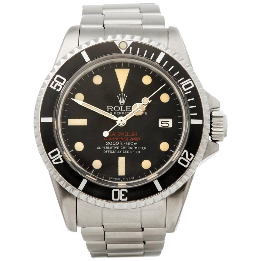 Rolex Double Red Sea Dweller Stainless 