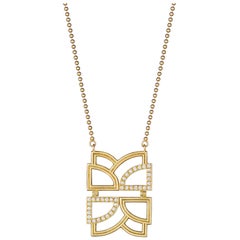 Doryn Wallach Collins Gold and Diamond Necklace