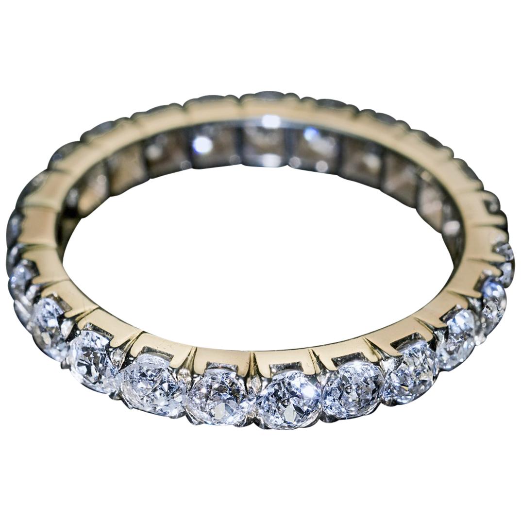 Antique French Diamond Eternity Ring