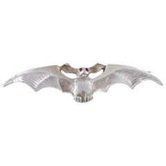 Antique French Sterling Bat Pin