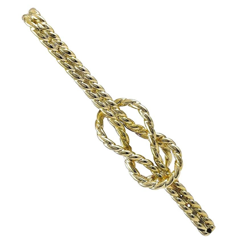 Gold Cartier Nautical Tie Clip