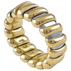 Bulgari Gold Steel Ring