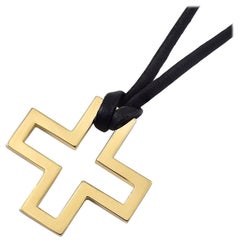 Gold Gucci Cross