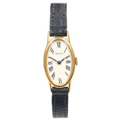 Asprey Yellow Gold Wrist Watch Owned and Worn by Hollywood Icon Jerry Lewis