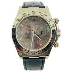 Used Rolex Daytona 18 Karat White Gold Watch 116519